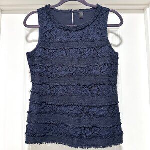 Jcrew Women's Lace Sleeveless Top Size Small
